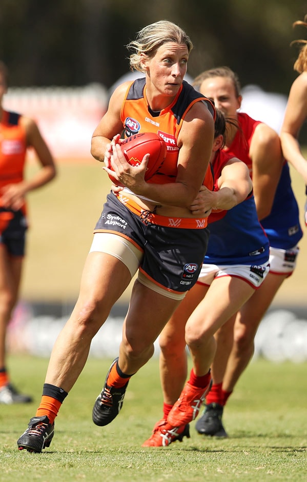 Staunton-599.jpg The GIANTS will need a big forward-line performance if they're to match the potent Crows. - AFLW,Adelaide Crows